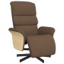 Sillón reclinable con reposapiés tela marrón von , Sessel - Ref: Foro24-356604, Preis: 235,87 €, Rabatt: %