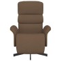 Sillón reclinable con reposapiés tela marrón von , Sessel - Ref: Foro24-356604, Preis: 235,87 €, Rabatt: %