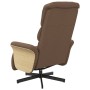Sillón reclinable con reposapiés tela marrón von , Sessel - Ref: Foro24-356604, Preis: 235,87 €, Rabatt: %