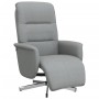 Sillón reclinable con reposapiés tela gris claro by , Armchairs - Ref: Foro24-356561, Price: 183,32 €, Discount: %
