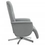Sillón reclinable con reposapiés tela gris claro by , Armchairs - Ref: Foro24-356561, Price: 183,32 €, Discount: %