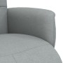 Sillón reclinable con reposapiés tela gris claro by , Armchairs - Ref: Foro24-356561, Price: 183,32 €, Discount: %