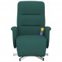 Sillón reclinable de masaje con reposapiés tela verde oscuro von , Sessel - Ref: Foro24-356577, Preis: 225,51 €, Rabatt: %