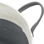 Cesta de almacenaje algodón gris y blanco Ø38x46 cm von , Körbe - Ref: Foro24-358482, Preis: 31,91 €, Rabatt: %