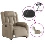 Sillón reclinable eléctrico de cuero sintético color capuchino by , Armchairs - Ref: Foro24-3205256, Price: 268,69 €, Discoun...