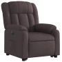 Sillón eléctrico reclinable elevable de tela marrón oscuro by , Armchairs - Ref: Foro24-3205345, Price: 334,07 €, Discount: %