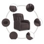 Sillón eléctrico reclinable elevable de tela marrón oscuro by , Armchairs - Ref: Foro24-3205345, Price: 334,07 €, Discount: %
