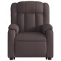 Sillón eléctrico reclinable elevable de tela marrón oscuro by , Armchairs - Ref: Foro24-3205345, Price: 334,07 €, Discount: %
