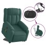 Sillón masaje eléctrico reclinable elevable tela verde oscuro by , Armchairs - Ref: Foro24-3205358, Price: 359,54 €, Discount: %