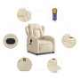 Sillón reclinable de masaje eléctrico tela color crema von , Sessel - Ref: Foro24-3204479, Preis: 306,35 €, Rabatt: %