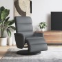 Sillón reclinable con reposapiés cuero sintético gris von , Sessel - Ref: Foro24-356720, Preis: 243,72 €, Rabatt: %