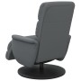 Sillón reclinable con reposapiés cuero sintético gris von , Sessel - Ref: Foro24-356720, Preis: 243,72 €, Rabatt: %