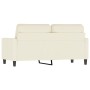 Sofá de 2 plazas terciopelo color crema 140 cm by , Sofas - Ref: Foro24-359207, Price: 250,60 €, Discount: %
