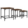 Mesas de centro apilables 3 pzas madera ingeniería roble marrón von , Couchtisch - Ref: Foro24-838937, Preis: 49,44 €, Rabatt: %