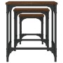 Mesas de centro apilables 3 pzas madera ingeniería roble marrón von , Couchtisch - Ref: Foro24-838937, Preis: 49,44 €, Rabatt: %