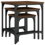 Mesas de centro apilables 3 pzas madera ingeniería roble marrón von , Couchtisch - Ref: Foro24-838937, Preis: 49,44 €, Rabatt: %