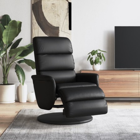 Sillón reclinable con reposapiés cuero sintético negro von , Sessel - Ref: Foro24-356717, Preis: 212,67 €, Rabatt: %