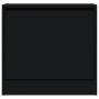 Zapatero de madera de ingeniería negro 60x21x57 cm by , Shoe racks and shoe organizers - Ref: Foro24-839883, Price: 44,03 €, ...