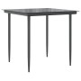 Set comedor de jardín 3 pzas con cojines ratán sintético negro de , Conjuntos de jardín - Ref: Foro24-3211920, Precio: 317,44...