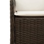 Set comedor de jardín 5 piezas y cojines ratán sintético marrón von , Gartensets - Ref: Foro24-3211943, Preis: 515,79 €, Raba...