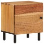 Mesita de noche de madera maciza de acacia 40x33x46 cm de , Mesitas de noche - Ref: Foro24-356851, Precio: 52,73 €, Descuento: %