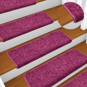 Stair mats 10 units purple 65x21x4 cm by vidaXL, Stair mats - Ref: Foro24-149825, Price: 59,85 €, Discount: %
