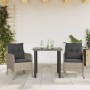 Set comedor de jardín 3 pzas cojines ratán sintético gris claro by , Garden sets - Ref: Foro24-3211997, Price: 267,13 €, Disc...