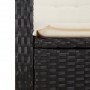 Set de comedor de jardín 7 pzas y cojines ratán sintético negro by , Garden sets - Ref: Foro24-3212631, Price: 820,04 €, Disc...