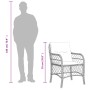 Set comedor de jardín 7 pzas con cojines ratán sintético marrón by , Garden sets - Ref: Foro24-3212121, Price: 645,31 €, Disc...