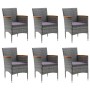 Gray 7-Piece Garden Dining Set by vidaXL, Garden sets - Ref: Foro24-3067864, Price: 609,85 €, Discount: %