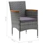Graues 7-teiliges Garten-Essset von vidaXL, Gartensets - Ref: Foro24-3067864, Preis: 633,79 €, Rabatt: %