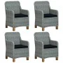Light gray 5-piece garden dining set by vidaXL, Garden sets - Ref: Foro24-3067849, Price: 597,22 €, Discount: %
