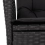 Set de muebles jardín 5 pzas con cojines ratán sintético negro by , Garden sets - Ref: Foro24-3213069, Price: 569,50 €, Disco...