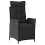 Set de muebles jardín 5 pzas con cojines ratán sintético negro by , Garden sets - Ref: Foro24-3213069, Price: 569,50 €, Disco...