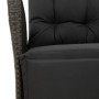 Set de muebles jardín 5 pzas con cojines ratán sintético negro by , Garden sets - Ref: Foro24-3213069, Price: 569,50 €, Disco...