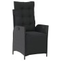 Set de comedor de jardín 7 pzas y cojines ratán sintético negro by , Garden sets - Ref: Foro24-3213190, Price: 818,36 €, Disc...