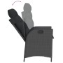 Set de muebles jardín 5 pzas con cojines ratán sintético negro by , Garden sets - Ref: Foro24-3213095, Price: 558,77 €, Disco...