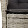 Set comedor jardín 7 pzas y cojines ratán sintético gris claro by , Garden sets - Ref: Foro24-3213289, Price: 778,07 €, Disco...