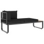 Juego de sofás de esquina 4 piezas con cojines aluminio y WPC by , Outdoor sofas - Ref: Foro24-48653, Price: 682,78 €, Discou...