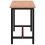 Banco de trabajo madera maciza de haya y metal 200x55x81,5 cm by , Work tables - Ref: Foro24-3188907, Price: 275,20 €, Discou...