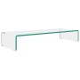 Soporte para TV/Elevador monitor cristal claro 80x30x13 cm von , TV-Möbel - Ref: Foro24-244129, Preis: 100,62 €, Rabatt: %
