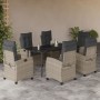 Set comedor jardín 7 pzas y cojines ratán sintético gris claro by , Garden sets - Ref: Foro24-3212847, Price: 795,32 €, Disco...