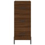 Aparador madera de ingeniería marrón roble 34,5x34x90 cm de , Aparadores - Ref: Foro24-828619, Precio: 80,57 €