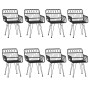 Juego de comedor de jardín 9 piezas ratán sintético negro von , Gartensets - Ref: Foro24-3157858, Preis: 760,11 €, Rabatt: %