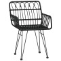 Juego de comedor de jardín 9 piezas ratán sintético negro von , Gartensets - Ref: Foro24-3157858, Preis: 760,11 €, Rabatt: %