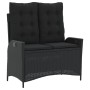 Juego comedor jardín 4 piezas con cojines ratán sintético negro by , Garden sets - Ref: Foro24-3277452, Price: 509,01 €, Disc...