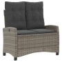 Juego de comedor jardín 2 pzas con cojines ratán sintético gris by , Garden sets - Ref: Foro24-3277406, Price: 258,36 €, Disc...