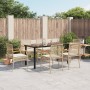 Set comedor de jardín 7 pzas con cojines ratán sintético beige de , Conjuntos de jardín - Ref: Foro24-3213635, Precio: 440,17 €