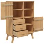 Aparador OLDEN madera maciza de pino marrón 85x43x125 cm by , Sideboards - Ref: Foro24-358615, Price: 301,05 €, Discount: %
