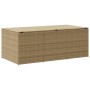 Caja de almacenaje de jardín ratán sintético beige mezcla 984L by , Outdoor storage boxes - Ref: Foro24-365335, Price: 256,46...